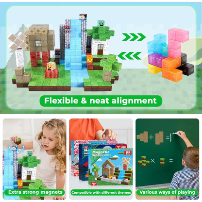 KidLux™ Magnetic Educational Building Blocks