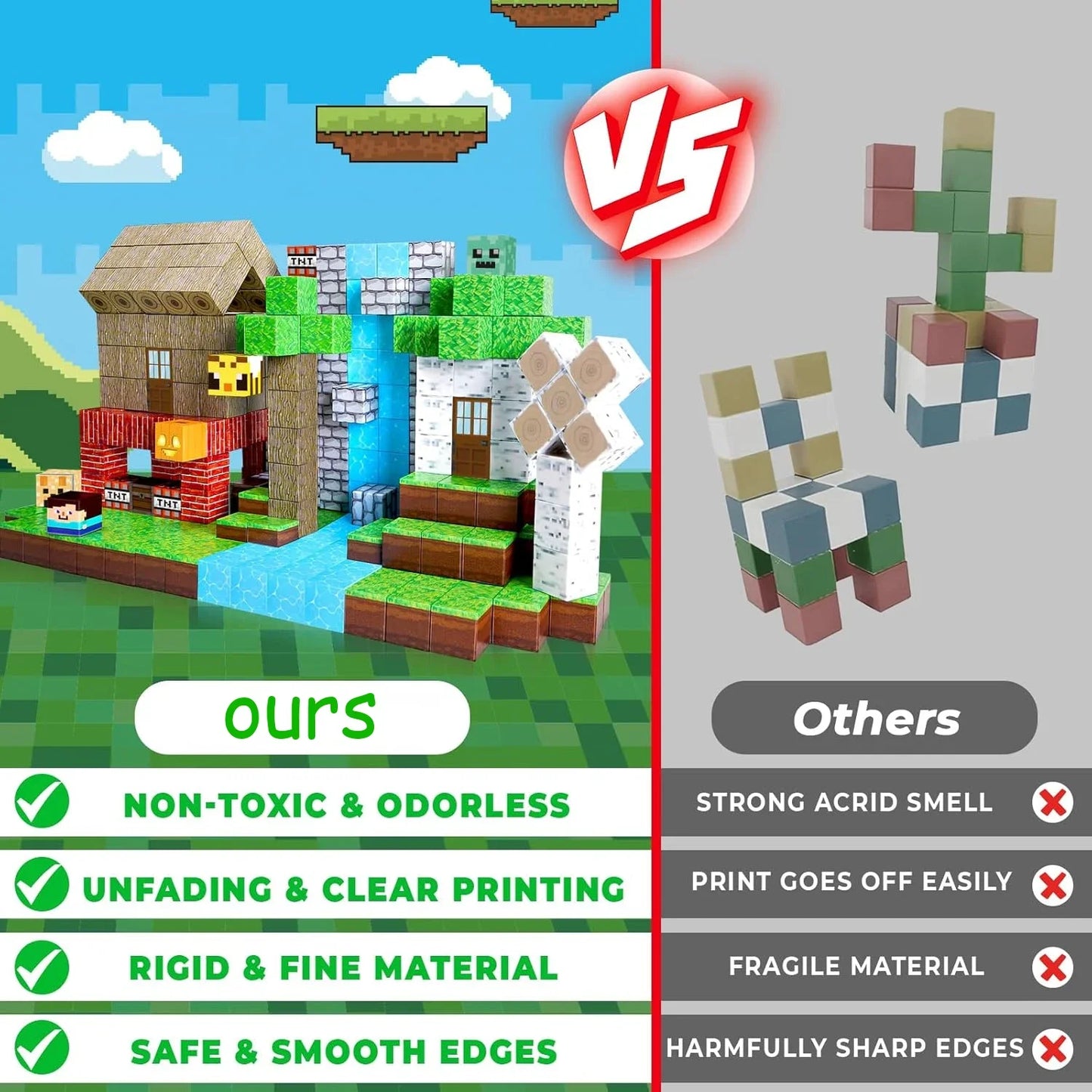 KidLux™ Magnetic Educational Building Blocks